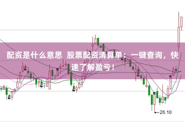 配资是什么意思  股票配资清算单：一键查询，快速了解盈亏！
