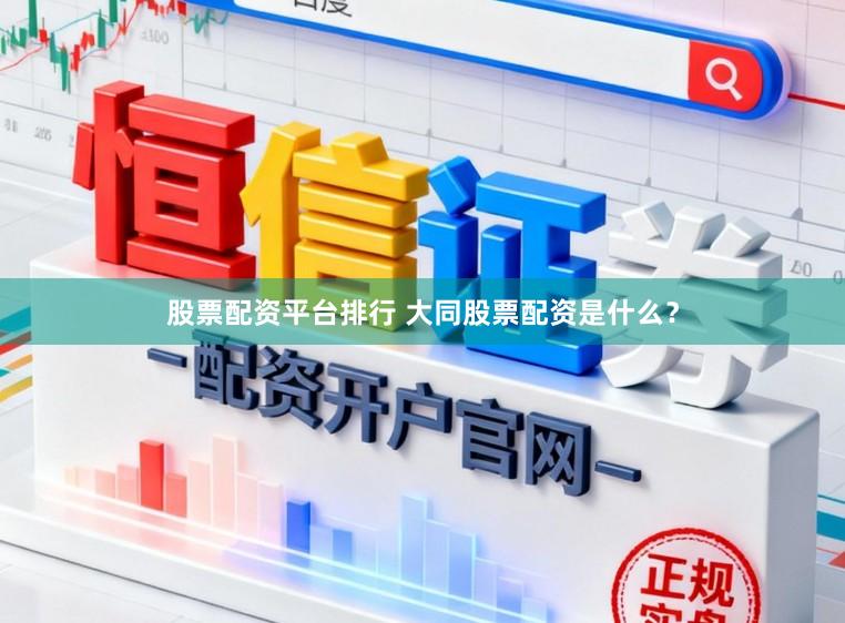 股票配资平台排行 大同股票配资是什么？